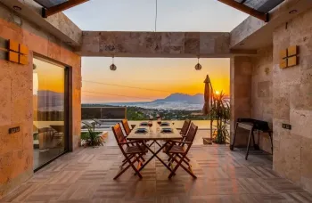 Panoramic nature views peaceful villa in Kalkan